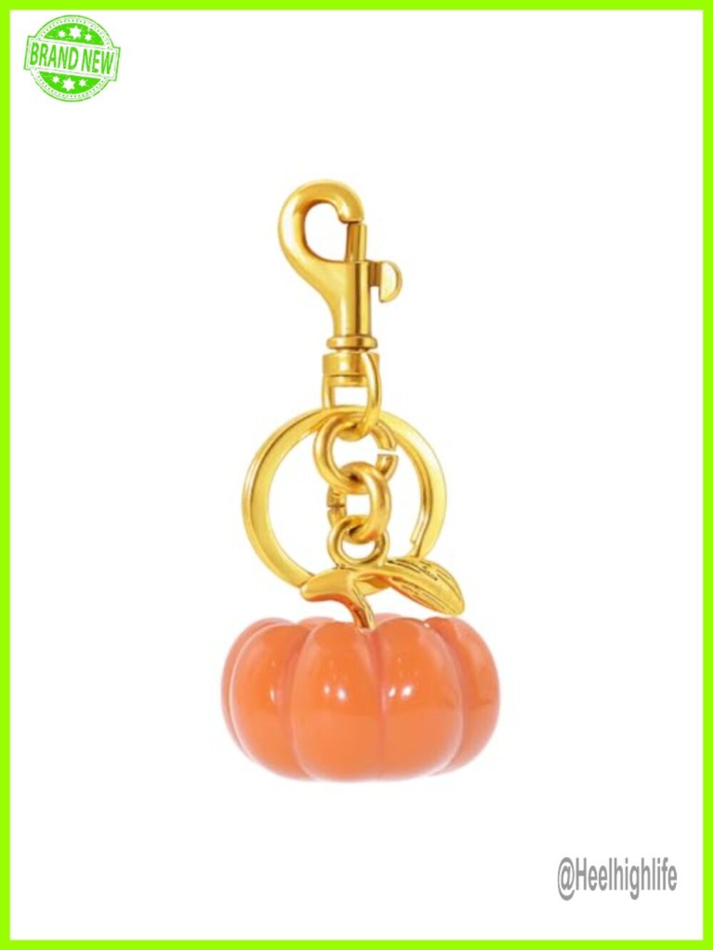 Fruit Keychain Charm for Handbag Purse Keyring Zinc Alloy Resin